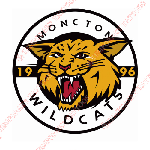 Moncton Wildcats Customize Temporary Tattoos Stickers NO.7440